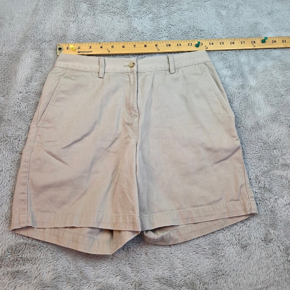Lauren Ralph Lauren Chino Shorts Womens 2P High Rise Cotton Twill Tan Khaki 79ch